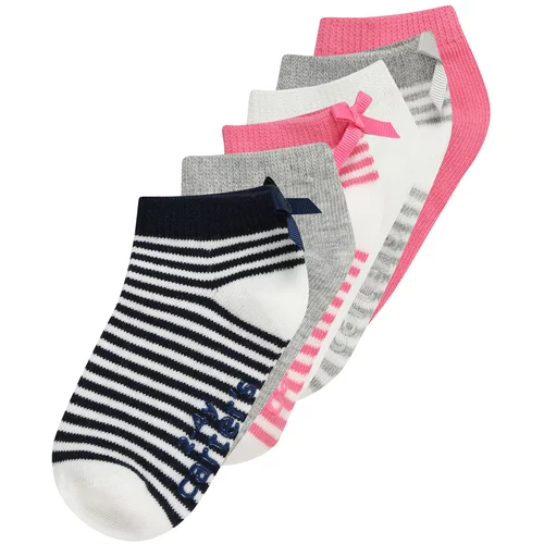Carter's Čarape tamno plava / siva / roza / bijela