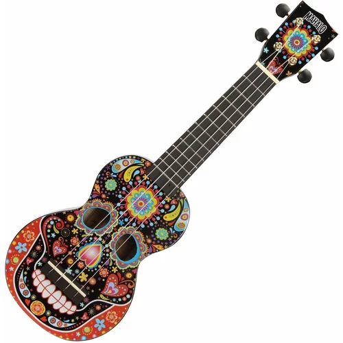 Mahalo MA1SK BK Soprano ukulele Skull Black
