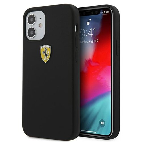 Ferrari HARDCASE OVITEK ZA IPHONE 12 MINI 5.4 ČRN SILIKON, (21834123) Cene