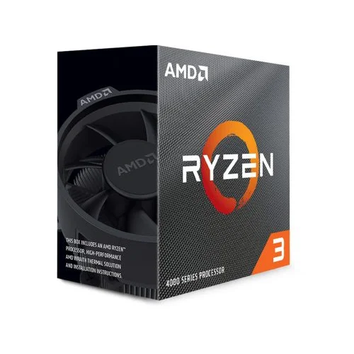 AMD RYZEN 3 4100 AM4 BOX 4 cores, 8 threads, 3.8GHz,4MB L3