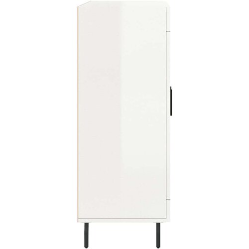 vidaXL Komoda sjajna bijela 69 5x34x90 cm od konstruiranog drva Cene