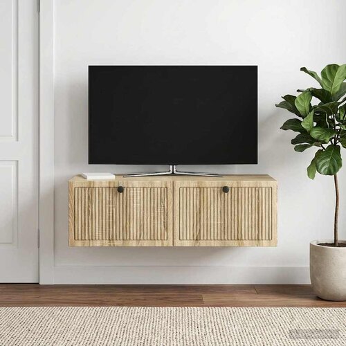 TV ormar za zid Hrast sonoma 98 x 41 x 30 cm Konstruirano drvo Cene