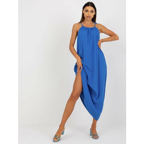Fashion Hunters OCH BELLA blue summer dress Slike