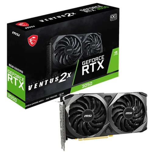 MSI Video Card NVidia RTX 3050 VENTUS 2X XS 8G...