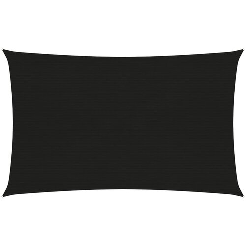 vidaXL Senčno jadro 160 g/m² črno 2,5x4,5 m HDPE Cene