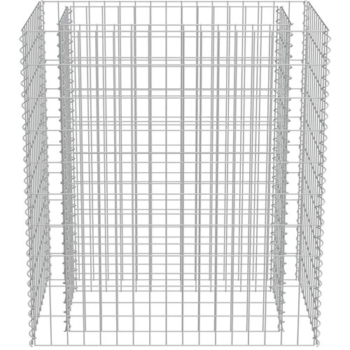  Gabionska sadilica od pocinčanog čelika 90 x 50 x 100 cm Slike