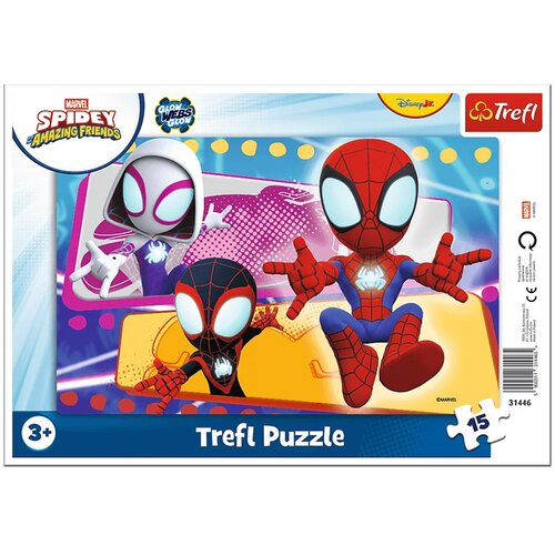 Trefl Marvel Spidey Paukova ekipa 15-dijelna slagalica s okvirom - Slike