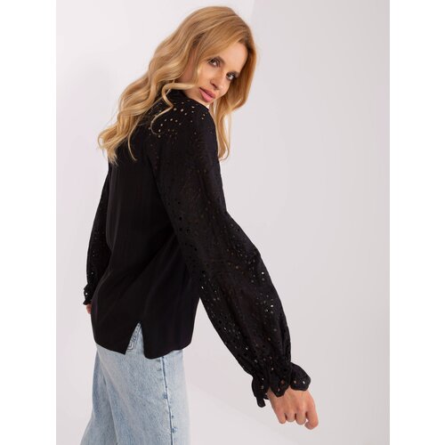 LAKERTA Blouse-LK-BZ-509328.20-black Cene