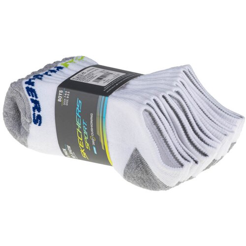 Skechers Športne nogavice Boys 6pk No Show Socks Bela Cene