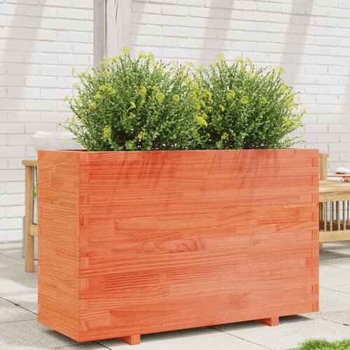 vidaXL Vrtna sadilica voštano smeđe boje 110x40x72 5 cm od borovine Cijene
