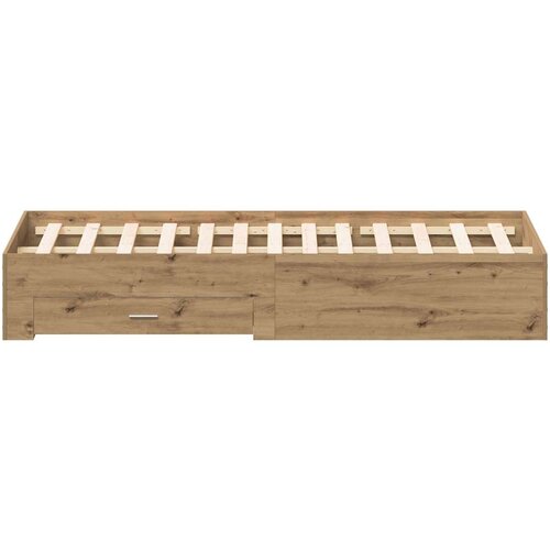 VidaXL Krevet s ladicama Artisan Oak 180x200 cm Konstruirano drvo Slike