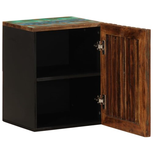 Maison Chic Stenska Kopalniška omarica - Kopalniški kabinet 38x34x48 cm trden akacijev les, (21794557) Cene
