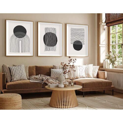 Wallity Uramljena slika Huhu213, 35x50 cm , 3 dijela Cijene