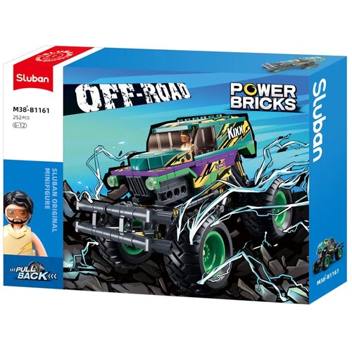 Sluban Kocke Vozilo off road Kixx, 252 komada Slike