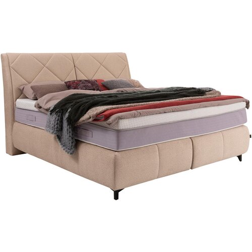 Dieter Knoll POSTELJA BOXSPRING 180 cm x 200 cm , tekstil bež Cene