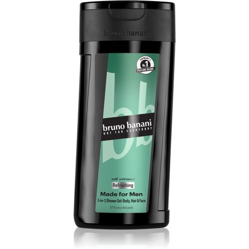 Bruno Banani Made for Men osvežujoč gel za prhanje 3v1 za moške 250 ml Cene