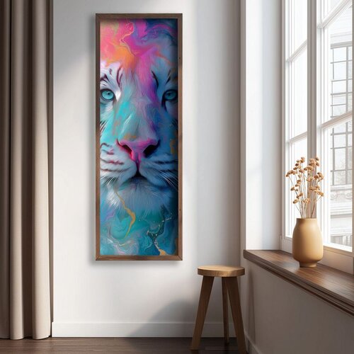 WALLXPERT LAC056-120 Multicolor Decorative Framed MDF Painting Cene