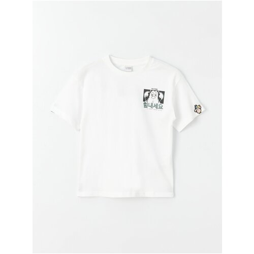 LC Waikiki A comfortable fit with a Crew Neck Nostalgic Monkey Print T-Shirt for Boys. Slike