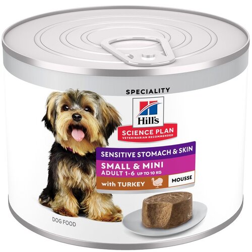 HILL'S SCIENCE Plan Sensitive Stomach & Skin Small & Mini Mousse - Puretina (12 x 200 g) Cijene