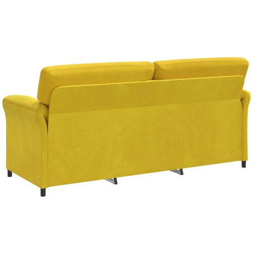 SOFA za 3 osobe Žuta 198 x 83 x 95 cm Bar&amp;scaron;un Slike
