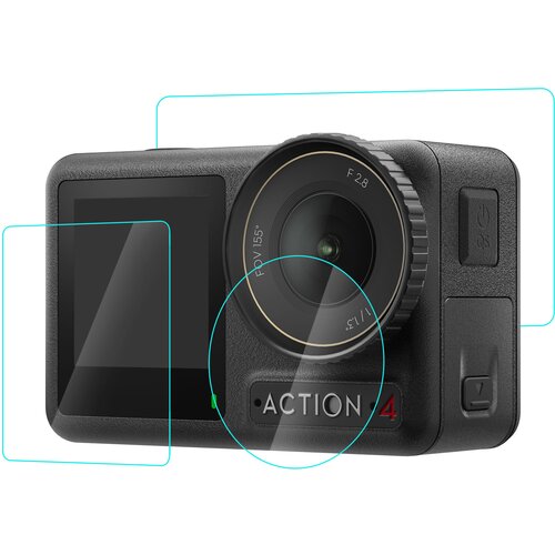 INF Komplet zaščitnega stekla iz kaljenega stekla za DJI Osmo Action 4, (21624473) Cene