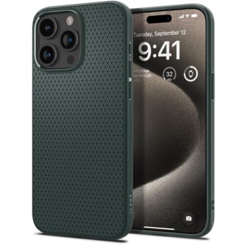 Case SPIGEN LIQUID AIR ACS06564 ZA IPHONE 15 PRO MAX &ndash; ABYSS GREEN Cijene