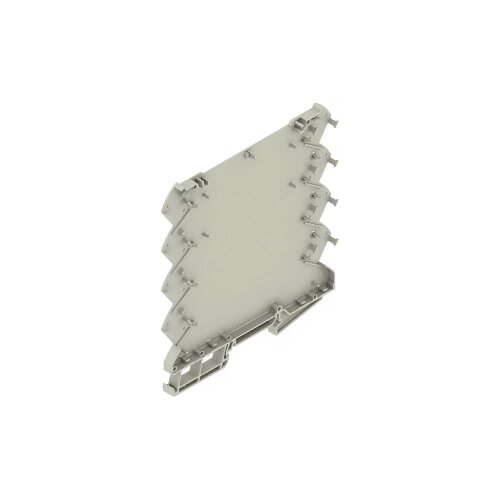Weidm&amp;uuml;ller CH20M6 BP 4P-4P GY LF 1 1261516 osnovni element kući&amp;scaron;ta za profilnu &amp;scaron;inu zatvoreno, za montažu na din-letvu 6.1 x 110.7 plastika siva 50 St. Slike
