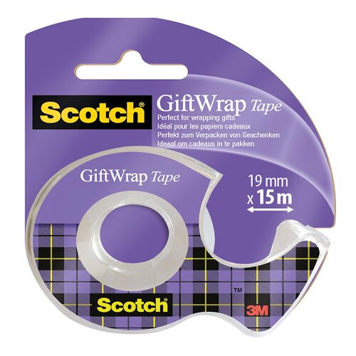 3m Lepilni trak za zavijanje daril na držalu Scotch, 19 x 16,5 mm Cene