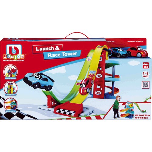 BB Junior Stolp Launch & Race Tower z voziloma VW in Bugatti - 1 k. Cene