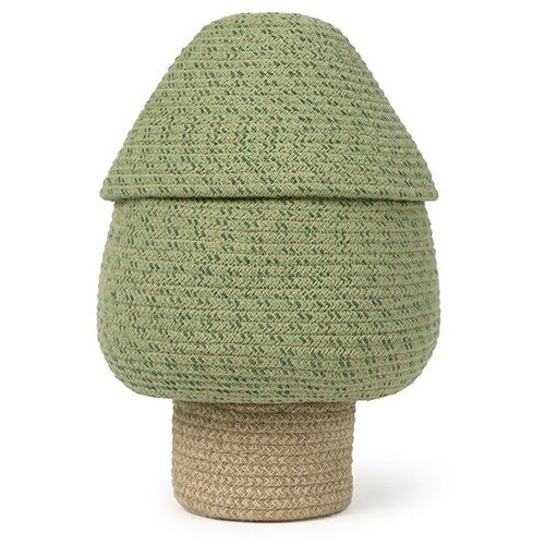 Lorena Canals Zelena tekstilna dječja kutija za pohranu ø 25x36 cm Big Tree – Cijene
