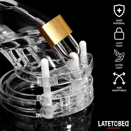 LateToBed Cage Kletka Za Penis Universal Short Clear Slike