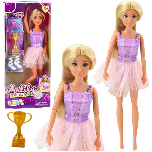 Anlily lutka za igru - balerina u haljini sa peharom - 30 cm Slike