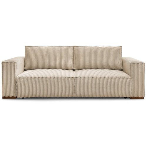 Bobochic Paris Svjetlo smeđa sklopiva/s prostorom za odlaganje sofa od samta 244 cm Chelsea – Cijene