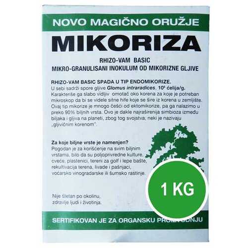  Mikoriza, Mikro granulisani inokulum od mikorizne gljive, 1000g Cene