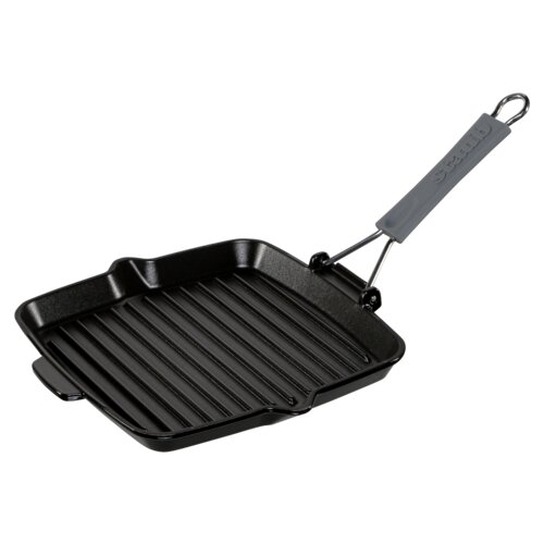 Staub Square Grill Pan 24cm cast iron, black, induction Cijene