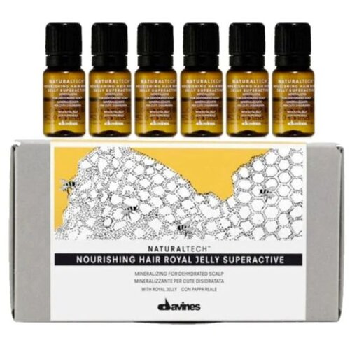 Davines S.p.A. , Italija. Davines Naturaltech Nourishing Hair Royal Jelly Superactive ampule 6x8ml Cene