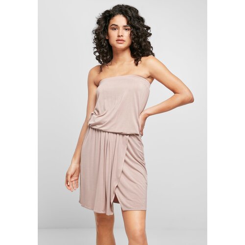 Urban Classics Women's viscose short bandeau dress dukrose Cene