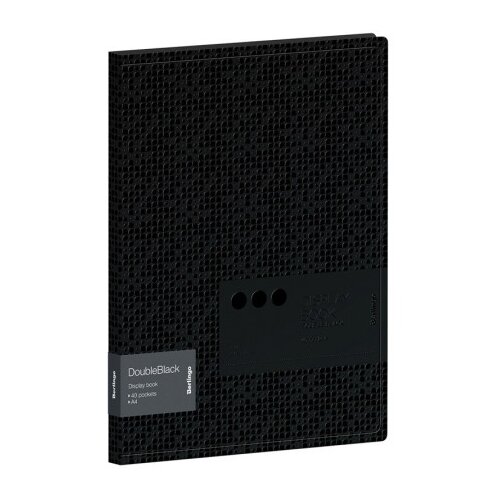 BERLINGO DoubleBlack, 40 folija A4 crna Fascikla sa folijama ( 04CSB299466 ) Cene