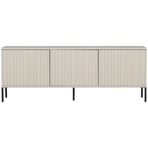 WOOOD Svijetlo siva TV komoda od masivnog bora 150x56x44 cm New Gravure &ndash; Cijene