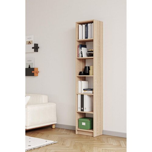 Hanah home polica za knjige Bili5 40, 40 cm, hrast sonoma Cene