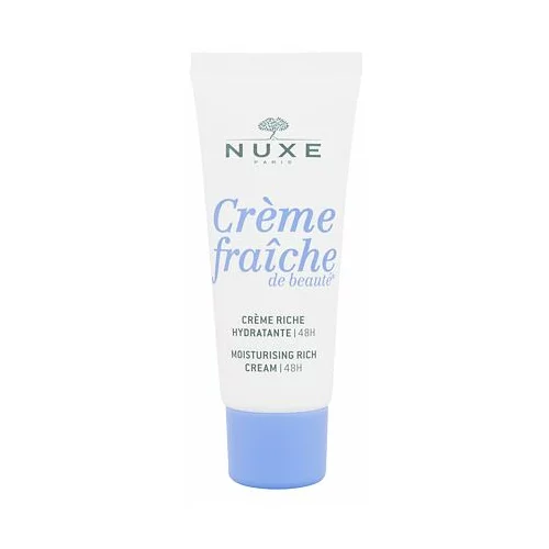 Nuxe creme fraiche de Beauté moisturising rich cream dnevna krema za lice za vrlo suhu kožu 30 ml za žene