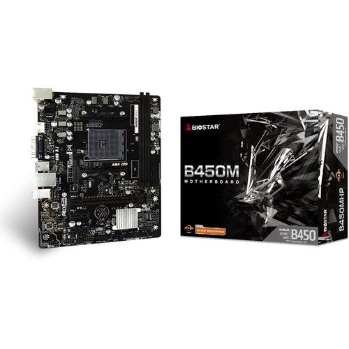Mb BIOSTAR B450MHP, mATX, Soc AM4, DDR4, GbE LAN, HDMI, VGA Cijene