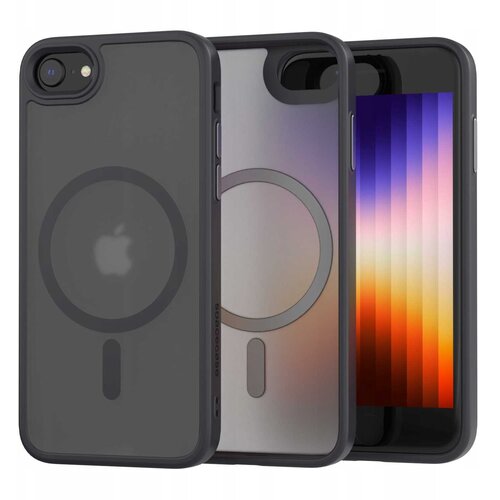 Spacecase HIBRIDNI OVITEK ZA IPHONE 7 8 SE ZA MAGSAFE ČRN, (21967570) Cene