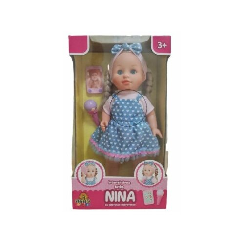  Interaktivna lutka Nina sa telefonom i mikrofonom Cene