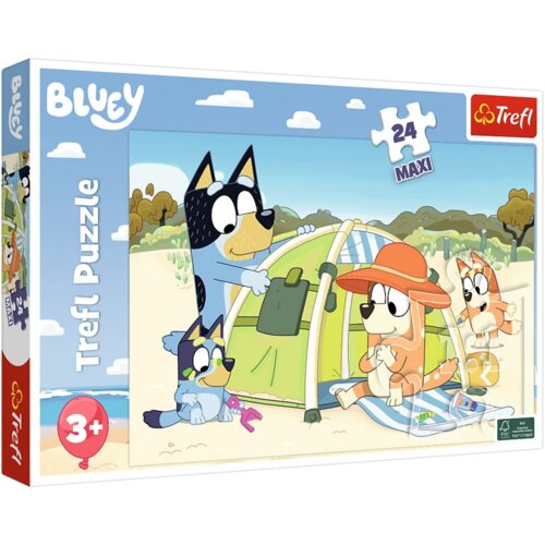 Puzzle 24pcs Maxi Bluey&amp;#039;s Wonderful Day Trefl 14357 Slike