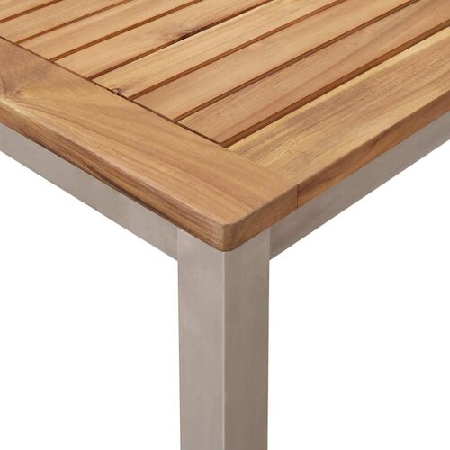  TrpezarijskiStol Smeđa 180 x 90 x 75 cm Čvrsto teak drvo Slike