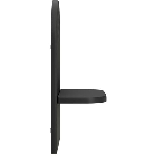  Zidna polica 2 kom. Crna 23 x 13 5 x 37 5 cm Prerađeno drvo - Crna 23 cm Slike