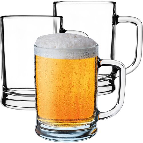 KADAX vrčki za pivo 400ml 0,4L vrčki za pivo z ročajem veliki darilni 2 kosa, (5000351624) Cene