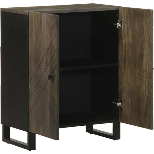 Maison Chic Komoda - Predalnik črn 60x33x75 cm trden mangov les, (21722244) Slike