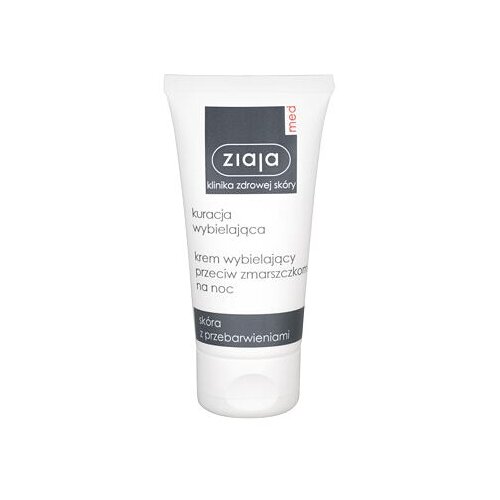 Ziaja Med Whitening Anti-Wrinkle osvetlitvena nočna krema proti gubam 50 ml za ženske Cene